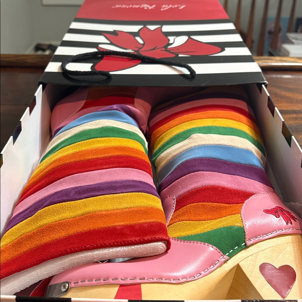 LOLA RAMONA Knee High Rainbow Boots/9.5 - Picture 2 of 11